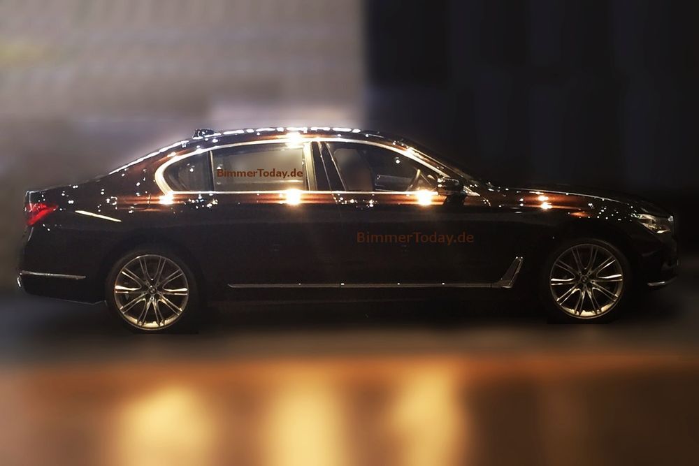LEAKED: 2016 BMW 7-Series Side Profile Is Gloriously Shiny
