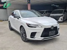 2025 Lexus RX 350 2.4 F Sport SUV (WHITE LEATHER) PANORAMIC ROOF / HUD / DIM / BSM / 360 CAMERA / POWER BOOT / RX350