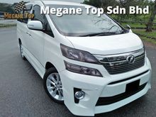 2014 Toyota Vellfire 2.4 Z Platinum MPV 7SEATER 2PDOOR