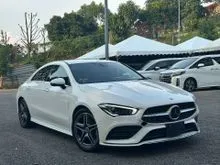 UNREG 2022 Mercedes-Benz CLA180 1.3 AMG Line Coupe - GRADE 5A - Japan Spec - Black Half Leather - Seat Ventilation - BSM - AMG Package - TIP TOP