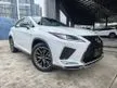 Recon 2021 Lexus RX300 2.0 F Sport Grade 4.5 PCS LTA BSM HUD Black Leather Display Audio Power Boot Unregister