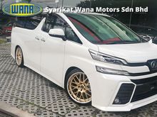 2016 Toyota Vellfire 2.5 Z G Edition MPV