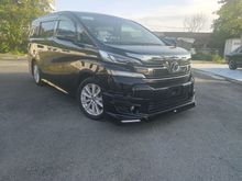 2016 Toyota Vellfire 2.5 ZA,SUNROOF, MOONROOF,,GRADE 4.5,2016 UNREGISTER