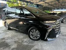2025 Toyota Alphard 2.5 Z Modelista MPV / GRADE 5A / 4K GENUINE LOW MILEAGE / 7 YEAR WARRANTY / MODELLISTA ILLUMINATION LED / TWIN MOONROOF / DIM BSM