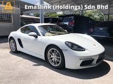 2016 Porsche 718 Cayman 2.0 Turbo Perfect Condition Original Mileage PDK PCM Xenon LED Headlamp Bucket Seat Paddle Shift Steering Sport Mode Unreg