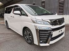 2018 Toyota Vellfire 2.5ZG SUNROOF 3LED DIGITAL INNER MIRROR PRE CRASH SAFETY ADAPTIVE HIGH BEAM HIGH SPEC 4YEARS WARRANTY UNREGISTERED