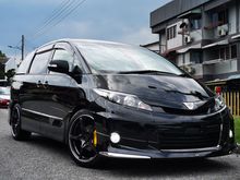 2015 TOYOTA ESTIMA 2.4 AERAS LEATHER UNREG - MODELLISTA KIT - BEIGE LEATHER SEAT - DIGITAL AIRCOND DISPLAY -VOLKS RACING SPORT RIM -BREMBO DISC BRAKE
