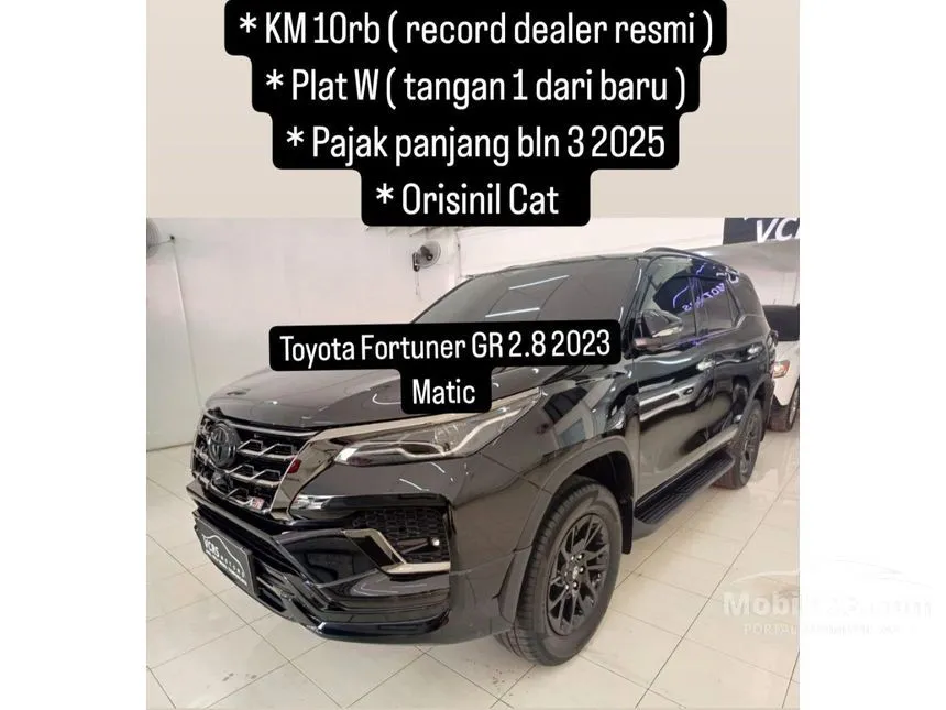 Jual Mobil Toyota Fortuner 2023 GR Sport 2.8 di Jawa Timur Automatic SUV Hitam Rp 555.000.000