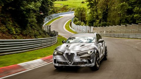 Alfa Romeo Stelvio Quadrifoglio Sets New Nurburgring SUV Lap Record