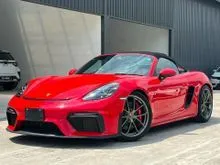 2022 Porsche 718 Spyder 4.0 Convertible Unregistered Grade5A Welcome view