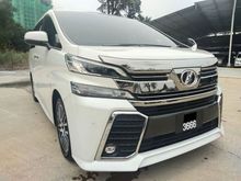 2016 Toyota Vellfire 2.5 Z G Edition MPV 205K CASH IMPORT BARU