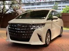 2025 Toyota Alphard 2.5 Z MPV GRADE 5A ONLY 4K KM JBL SURROUND SOUND SYSTEM ROOF MONITOR SPARE TYRE