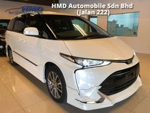 2016 Toyota Estima 2.4 Aeras Premium - Unreg - 0% SST - JapaN Toyota Certified Cars - Modellista Aero Kit - 8 Seater - Pre Crash