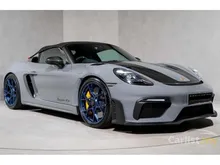 Unreg 2024 Porsche 718 4.0 Spyder RS -Weissach Package, Full PPF, Arctic Grey Paintwork, Lifter, Seat Belts-Arctic Grey, Bose, Chrono Package.