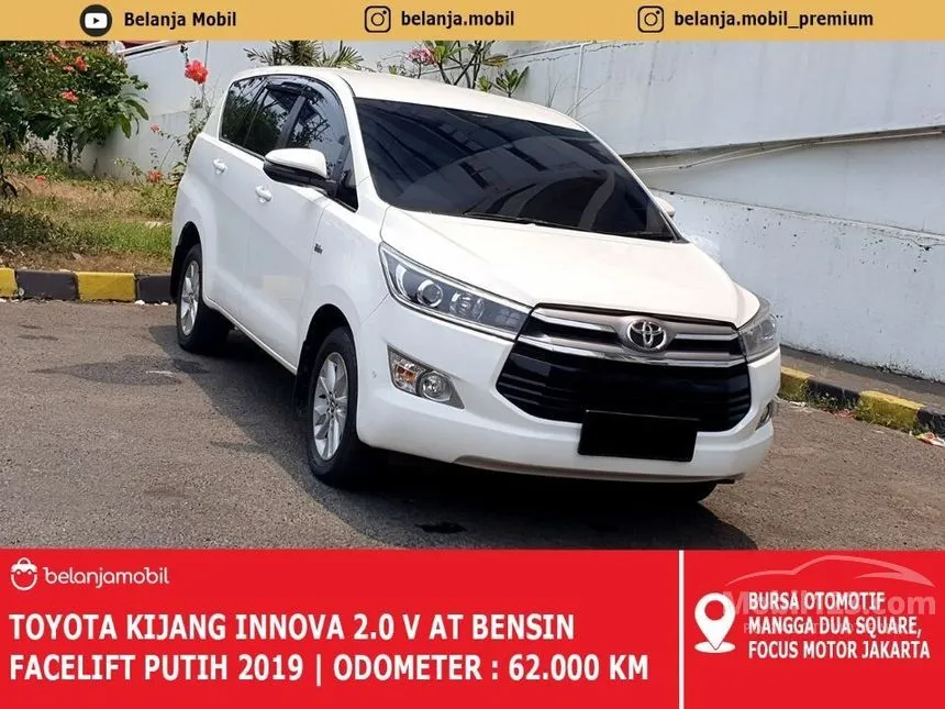 Jual Mobil Toyota Kijang Innova 2019 V 2.0 di DKI Jakarta Automatic MPV Putih Rp 275.000.000