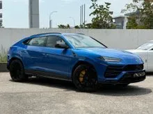 2021 LAMBORGHINI URUS 4.0 V8 SUV , READYSTOCK , B&O SOUND SYSTEM , 6 DRIVING MODES , PANORAMIC ROOF , 360 SURROUND CAMERA , BLACK LEATHER INTERIORS
