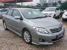 2009 Toyota Corolla Altis 1.8 G Sedan, One Old Man Owner, Full BodyKit, HIGH Loan, Must View