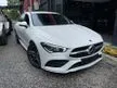 Recon (MID YEARS CLEARANCE 2024) MERCEDES BENZ CLA200 AMG 1.3 SHOOTING BRAKE(A)UNREG 2020