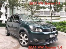 2011 Volkswagen Touran 1.4 73000km VW Service
