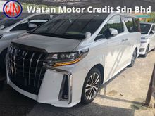 2019 Toyota Alphard 2.5 Grade 6A SC Sequential 3 LED Headlamp Digital Inner Mirror Sun Roof Full Leather Pilot Seat Blind Spot PCS LTA Unreg