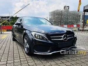 (FREE 3 YEARS WARRANTY)(COMPANY ABSORB SST INCREAMENT)(PREMIUM PLUS)(FULL SPEC)2017 Mercedes-Benz C200 2.0 AMG PREMIUM PLUS