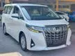 Recon 2020 Toyota Alphard 2.5 G X MPV NEW INTER-FACE X SPEC 8 SEATER SAFETY+ PACKAGE BSM DIM PKSB POWER DOOR VACUUM BOOT ANDROID AUTO APPLE PLAY UNREGISTER - Cars for sale