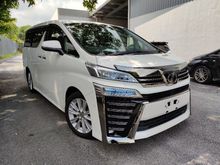 2018 Toyota Vellfire 2.5 Z A Edition MPV 2.5 ZA JBL HT SR PCS LKA BSM Unreg