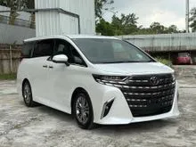 2024 Toyota Alphard 2.5 Z NEW CAR CONDITIONS WITH 5 YEARS TOYOTA WARRANTY Grade 6A Mileage Only 294KM NO ANY HIDDEN COSTING