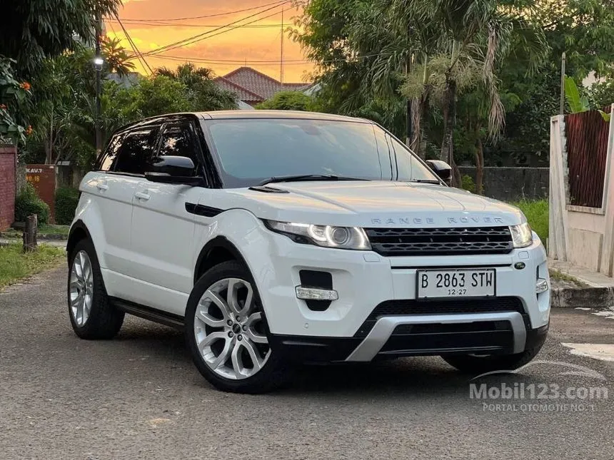 Jual Mobil Land Rover Range Rover Evoque 2012 Dynamic Luxury Si4 2.0 di DKI Jakarta Automatic Coupe Putih Rp 390.000.000