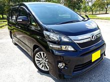 2013/16 Toyota Vellfire 2.4 Z Golden Eyes VIP NUMBER PLATE 1 OWNER