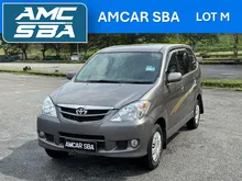 2008 Toyota AVANZA 1.3 E FACELIFT (M) ONE OWNER