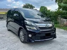 [ LOANKEDAI ] 2013 Toyota Vellfire 2.4 Z Golden Eyes ANH20 FACELIFT ECOmode NanoeAir 7Seater 2P/Door P/Boot ReverseCam HIGHSPEC CBU LikeNEW Reg.2016