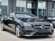 Recon 2018 Mercedes Benz E300 2.0 Turbo Cabriolet AMG Line Premium Plus Burmester Sound System AMG Body Styling AMG Sport Exhaust System