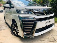 ZG PILOT SEAT , SUNROOF , FDM , PKSB , RSA , UNREGISTER Toyota Vellfire 2.5 MPV , NEW STOCK!