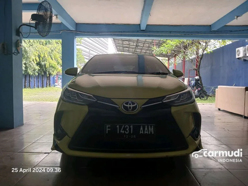 Jual Mobil Toyota Yaris 2021 S GR Sport 1.5 di Jawa Barat Automatic Hatchback Kuning Rp 228.000.000
