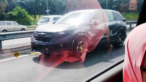 Spied: 2017 Honda CR-V Spotted On PLUS Highway
