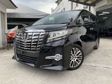 2017 Toyota Alphard 2.5 SC Package MPV**PREMIUM WARRANTY**SHOWROOM CONDITION**HIGH TRADE-IN**