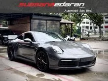 2020 Porsche 911 3.0 Carrera 4S Coupe Sunroof 14 Ways Power + Memory Seats Full Black Leather Sport Chrono Sport Exhaust PDLS Plus With Matrix Beam