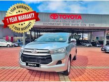 2017 Toyota Innova 2.0 MPV (AT) +FREE WARRANTY + FREE 1 YR SERVICE + CERTIFIED & TRUSTED
