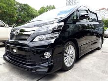 2013 Toyota Vellfire 3.5 ZG Theater Full Spec SR Promo Unreg