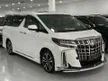 Recon READY STOCK - 5AA - WAVE PROCESSING 2022 Toyota Alphard 2.5 SC FULLY LOADED UNIT / CONDITION VIEW TO BELIEVE - Cars for sale