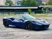 Recon [Special colour Dark Blue] 2020 Ferrari F8 Tributo 3.9 Coupe / Interior Black / Unreg / Black Interior