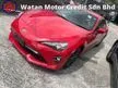 Recon Toyota 86 2.0 GT LIMITED 2.0 COUPE FACELIFT LIKE NEW BROWN BLACK INTERIOR JAPAN UNREG 2019 FREE WARRANTY