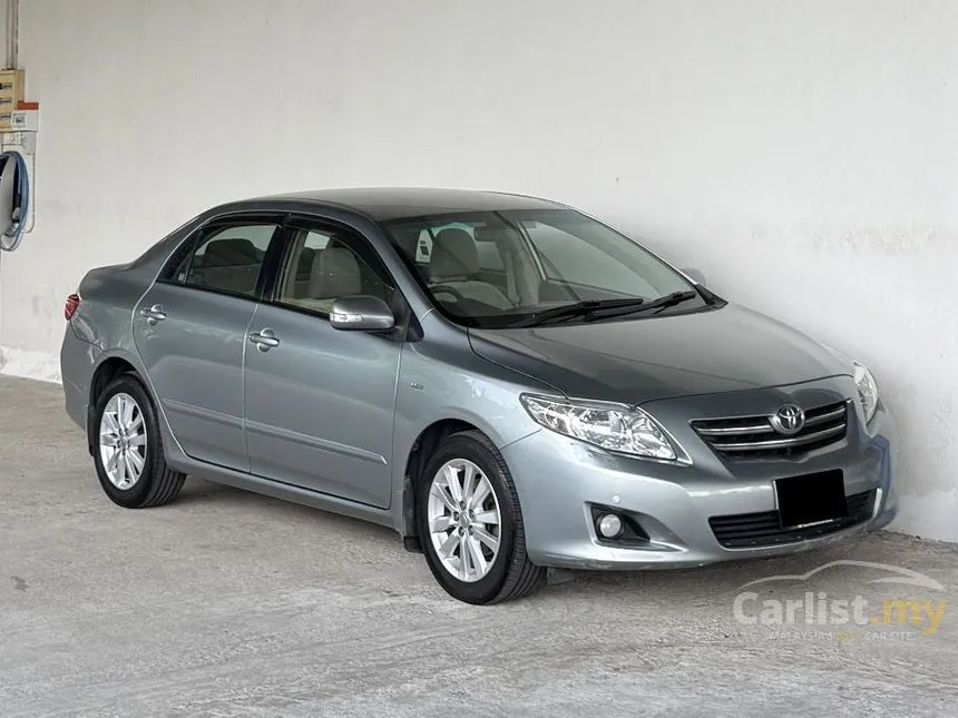 2009 Toyota Corolla Altis E Sedan