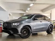 2022 Mercedes-Benz GLE450 COUPE 3.0 AMG 4MATIC / MERCEDES SERVICE RECORD / 51K KM / FULL CAR PPF WRAPPED / FULL DIGITAL METER / CARKING / 3Y WARRANTY