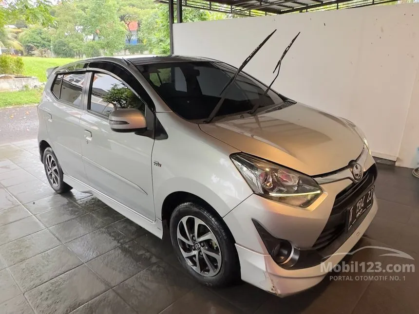Jual Mobil Toyota Agya 2017 TRD 1.2 di Banten Automatic Hatchback Silver Rp 106.000.000