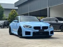 2023 BMW M2 Pro Package 3.0T S58 RWD M Series Zandvoort Blue With Carbon Fibre Roof & M Series Performance Seats