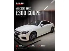 2018 Mercedes-Benz E300 2.0 AMG Line Coupe White on Black Putih Mercy E 300