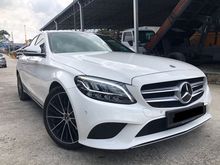 2019 Mercedes-Benz C200 1.5 Avantgarde Sedan, Full Service, Under Warranty, Free Service and Brake Pad, Like New, Orginal Factory Condition