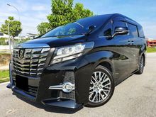 2016/2018 Toyota ALPHARD 3.5 (A) FULL SPEC / Power Boot / 2 Digit Plate / Power Door Step / Low Mileage / RAYA OFFER OFFER